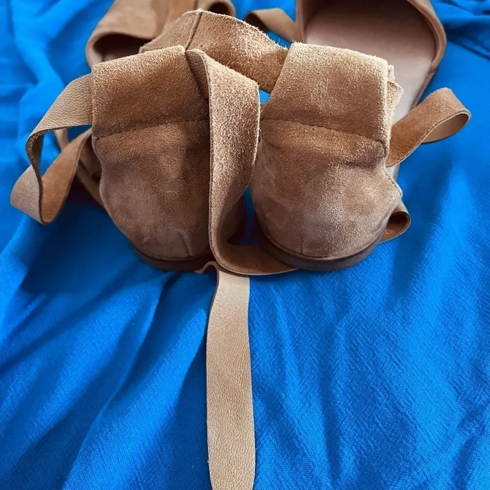 J. Jill‎ Gray D’orsay Suede Lace-up Flats